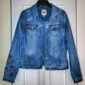 Denim Jacket, Size Medium, Blue